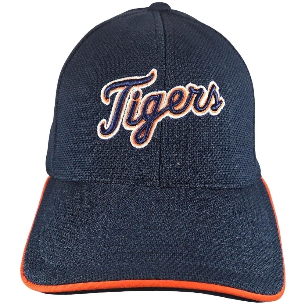 Nike Mens MLB Detroit Tigers Dark Blue and Orange Cap